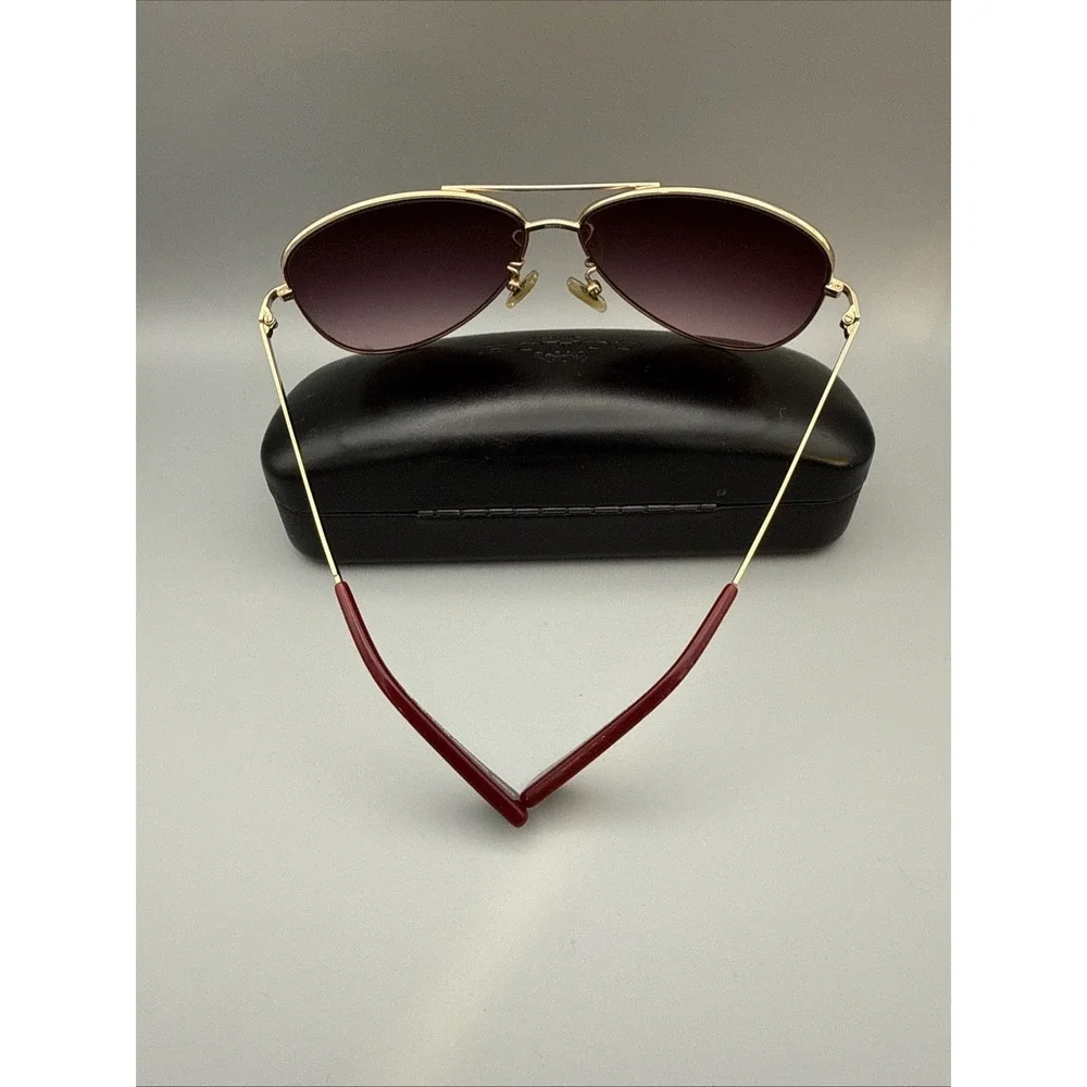 Coach gold aviator